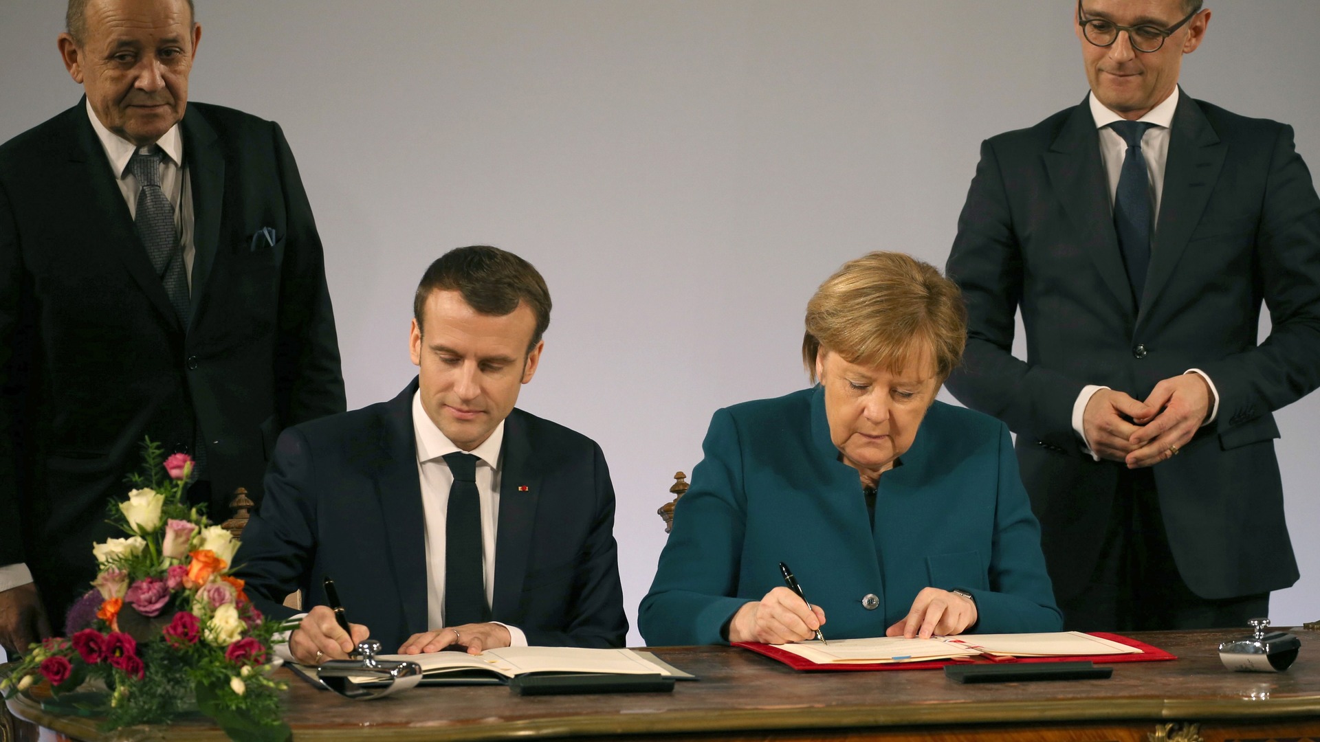 Unterzeichnung Aachener Vertrag (22.01.2019)