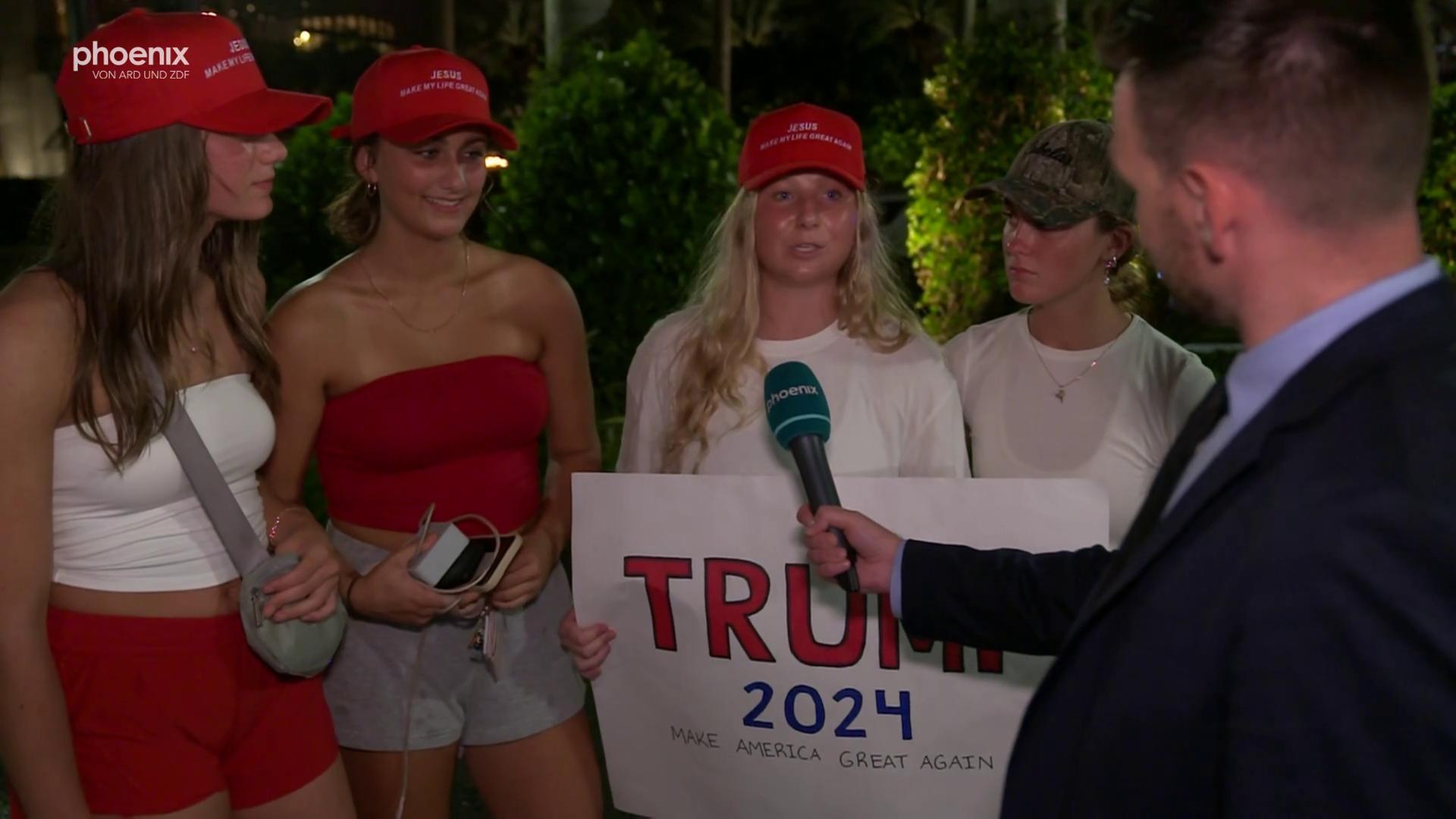 US-Wahl - Eindrücke von Wahlpartys und von Wählenden