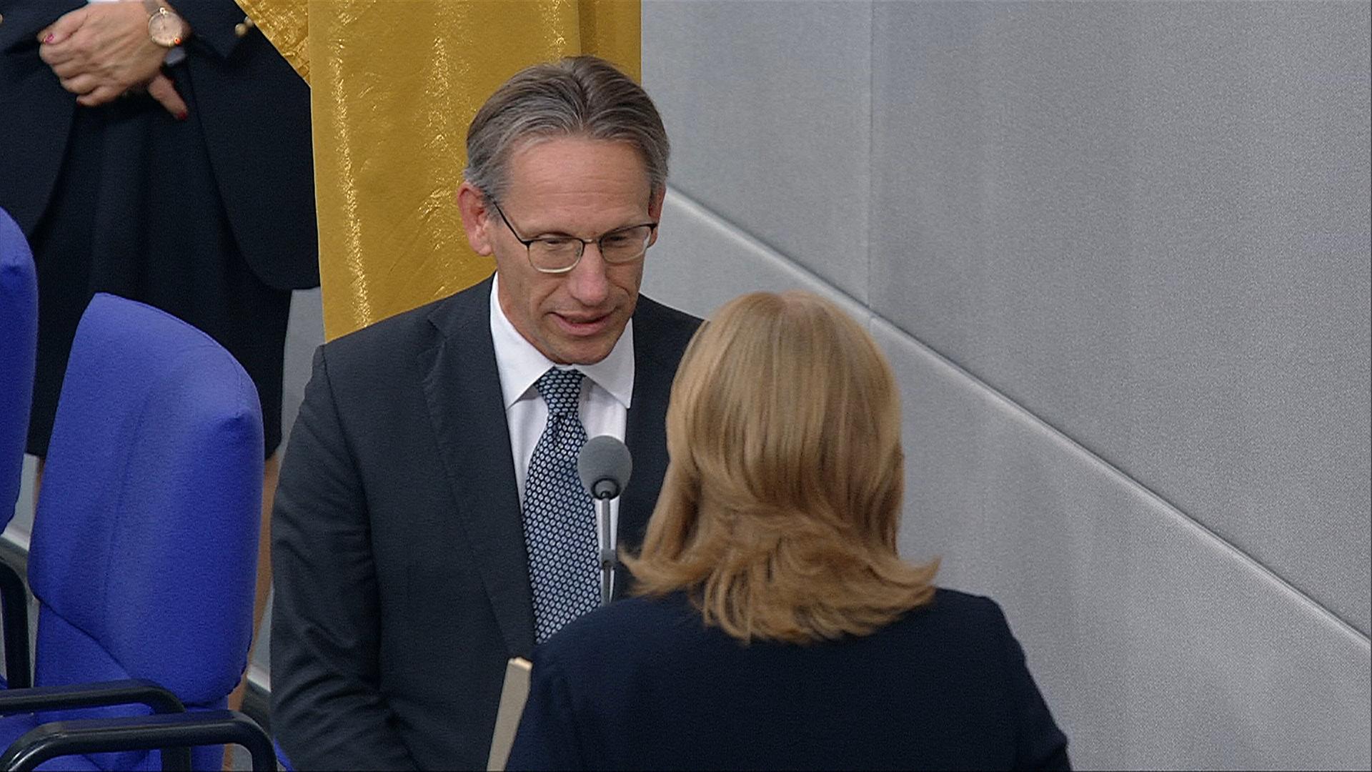 Vereidigung neuer Finanzminister Kukies