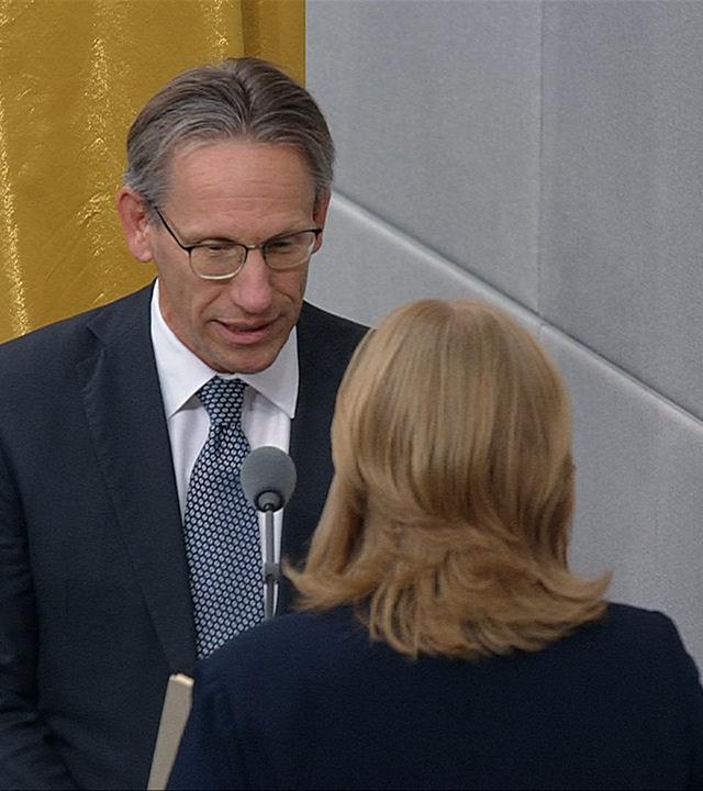 Vereidigung neuer Finanzminister Kukies