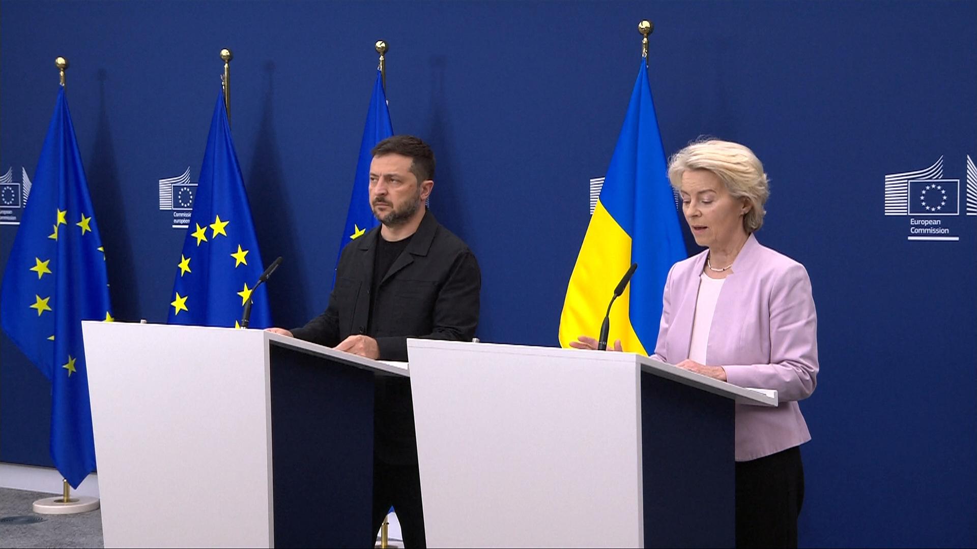 Von der Leyen und Selenskyj zur "Koalition der Willigen" 