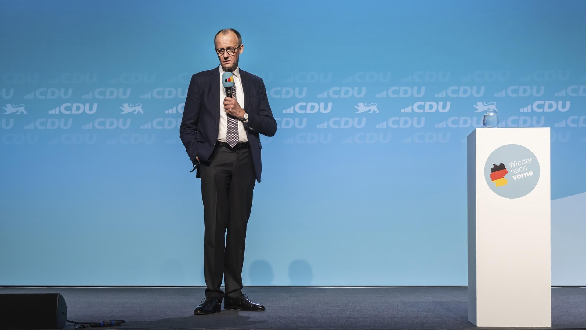 Vor dem Parteitag - Wie viel Rückhalt hat Merz in der CDU?