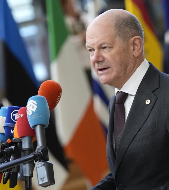 Vor EU-Gipfel: Scholz, Metsola und Nauseda