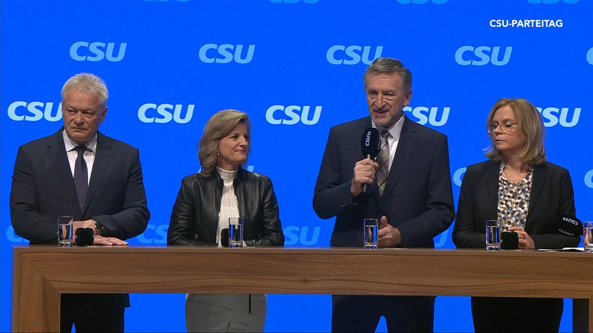 Vorstellung CSU-Spitzenkandidaten
