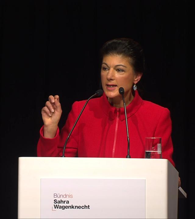 Wagenknecht: "Wir sind keine Linke 2.0"