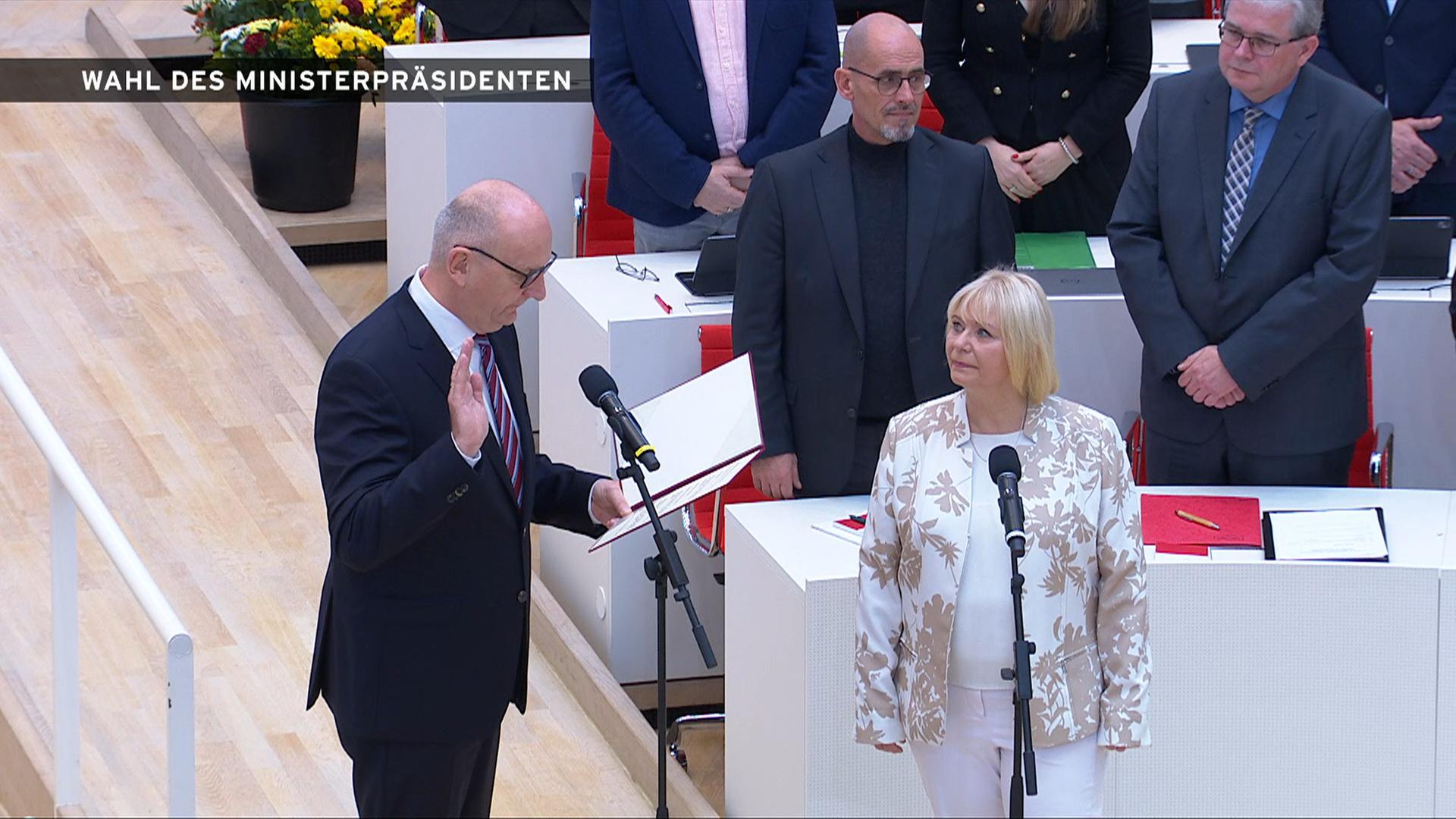 Wahl des Ministerpräsidenten in Brandenburg