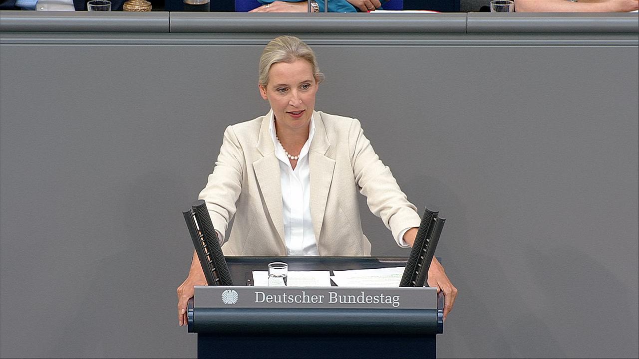 Weidel (AfD): Merz "Kanzler der zweiten Wahl"