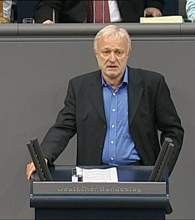 Werner Schulz: Vertrauensfrage von Gerhard Schröder