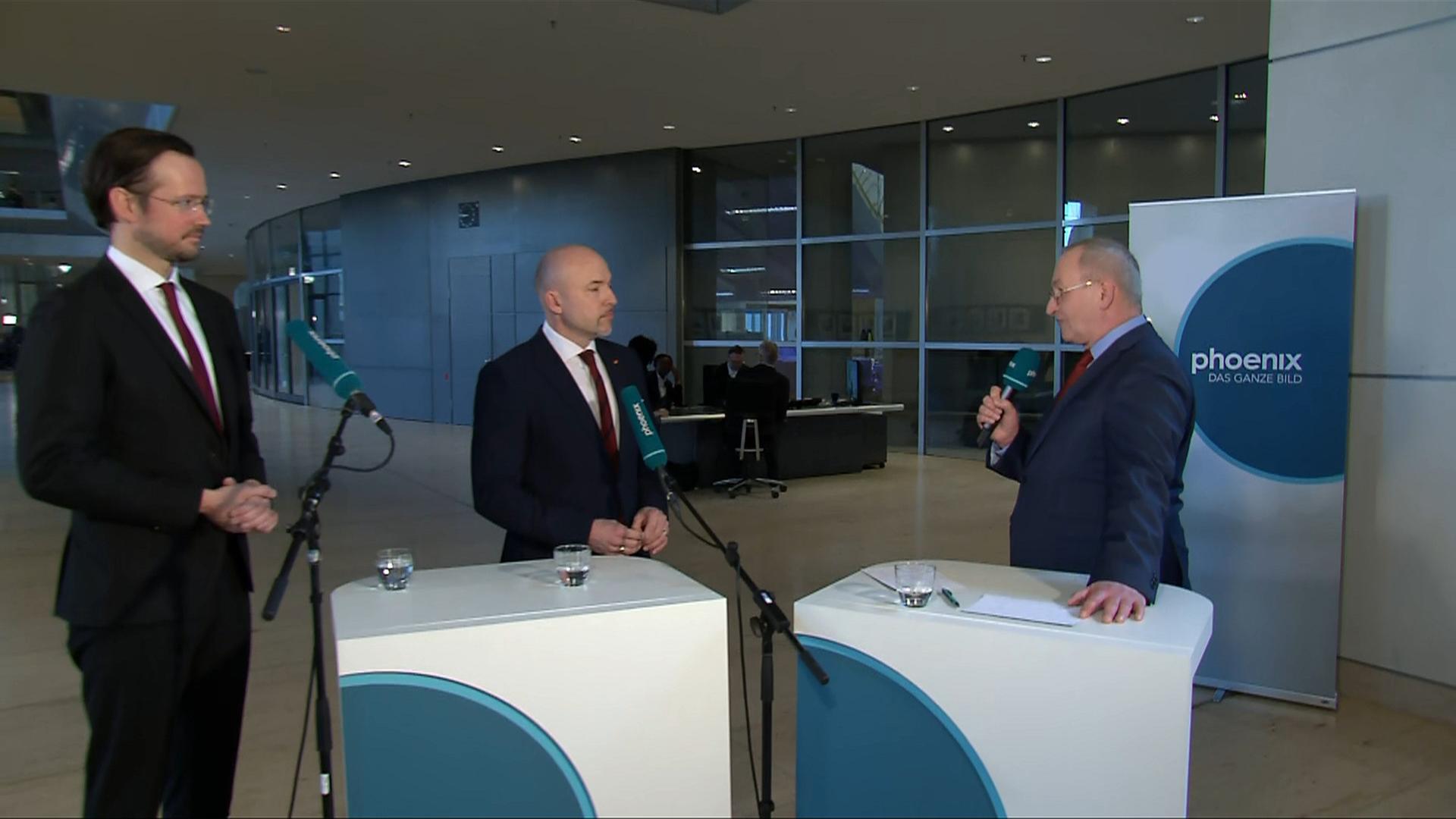 Wiese (SPD) und Hoffmann (CSU)