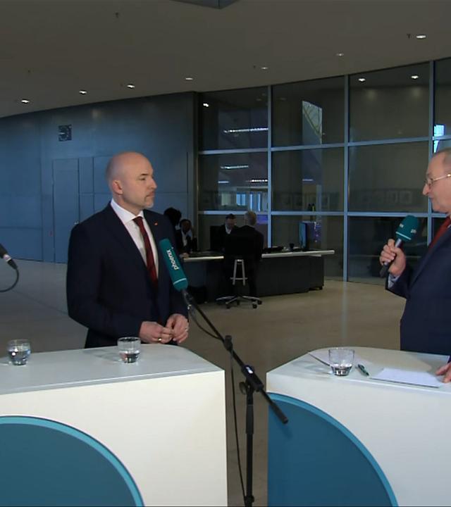 Wiese (SPD) und Hoffmann (CSU)