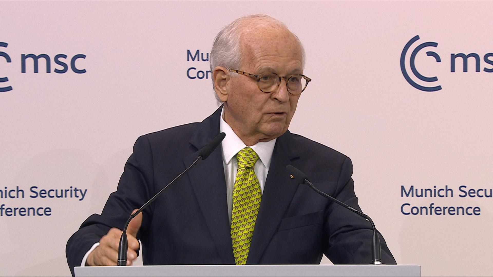 Wolfgang Ischinger eröffnet Münchner Sicherheitskonferenz