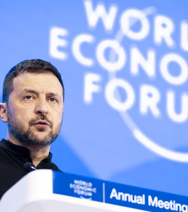 Wolodymyr Selenskyj (Präsident der Ukraine) in Davos