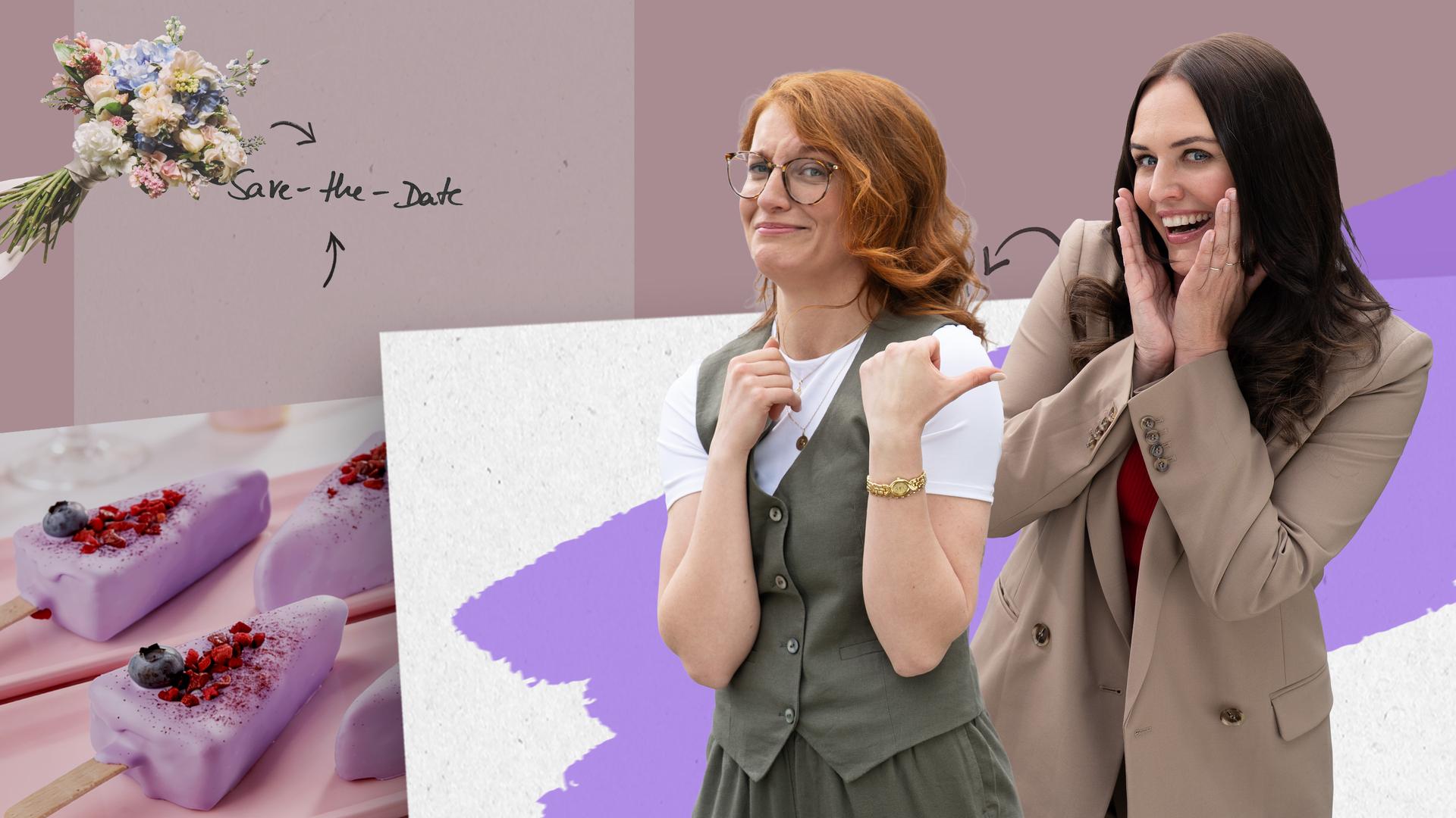 "Duell der Hochzeitsprofis": die Hochzeitsplanerinnen Marie Mika und Madeleine Bolz
