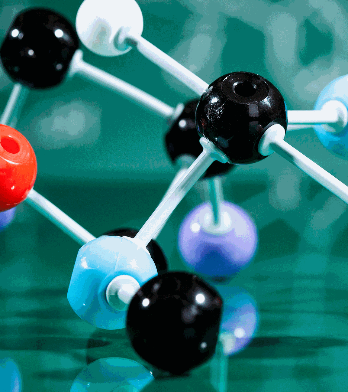 Modell einer Molekularstruktur