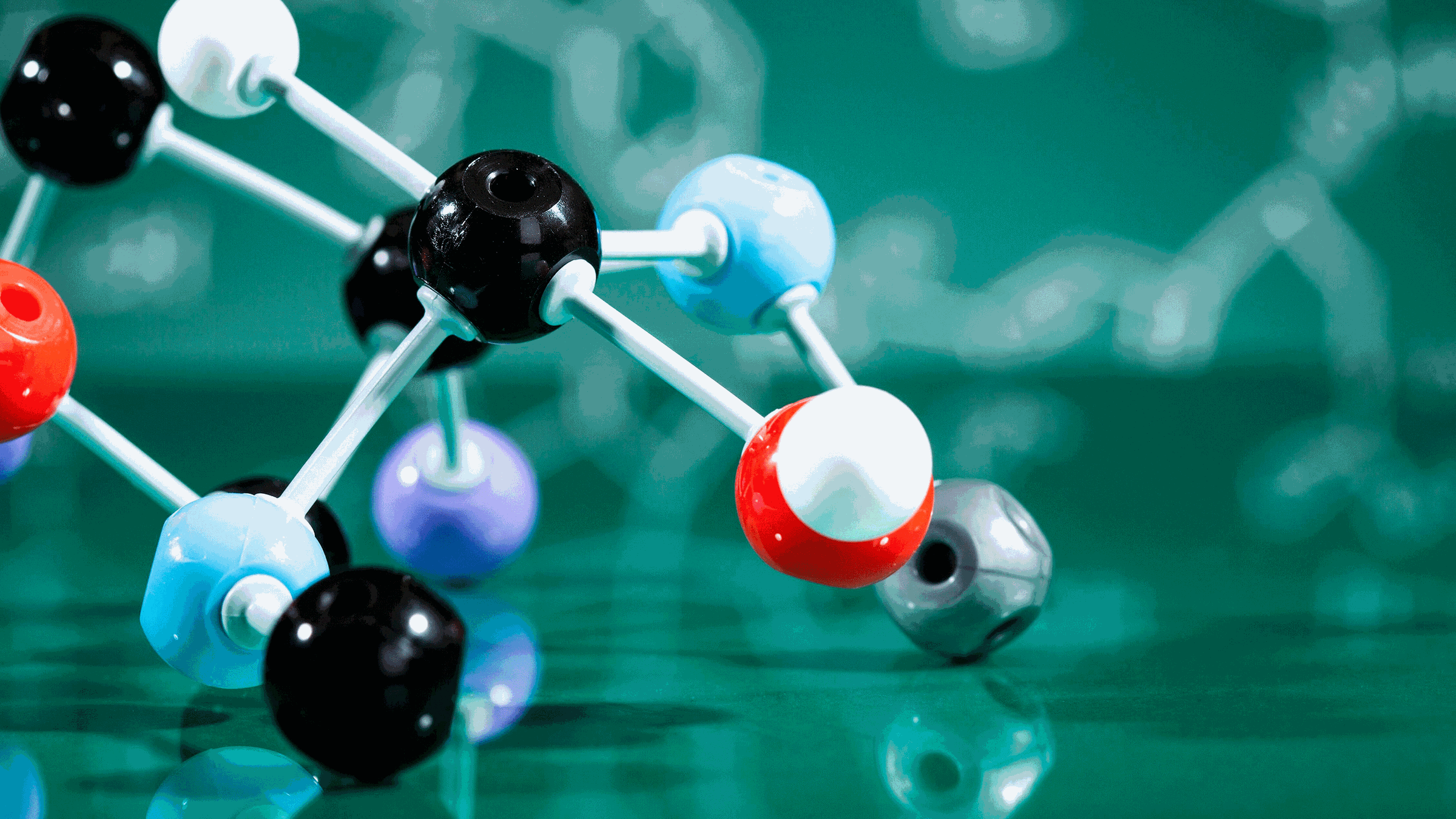 Modell einer Molekularstruktur