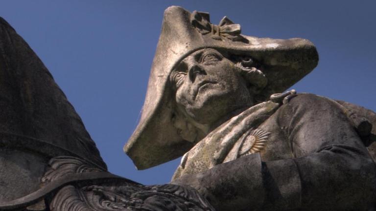 Teil einer Statue von Friedrich II. von Preußen