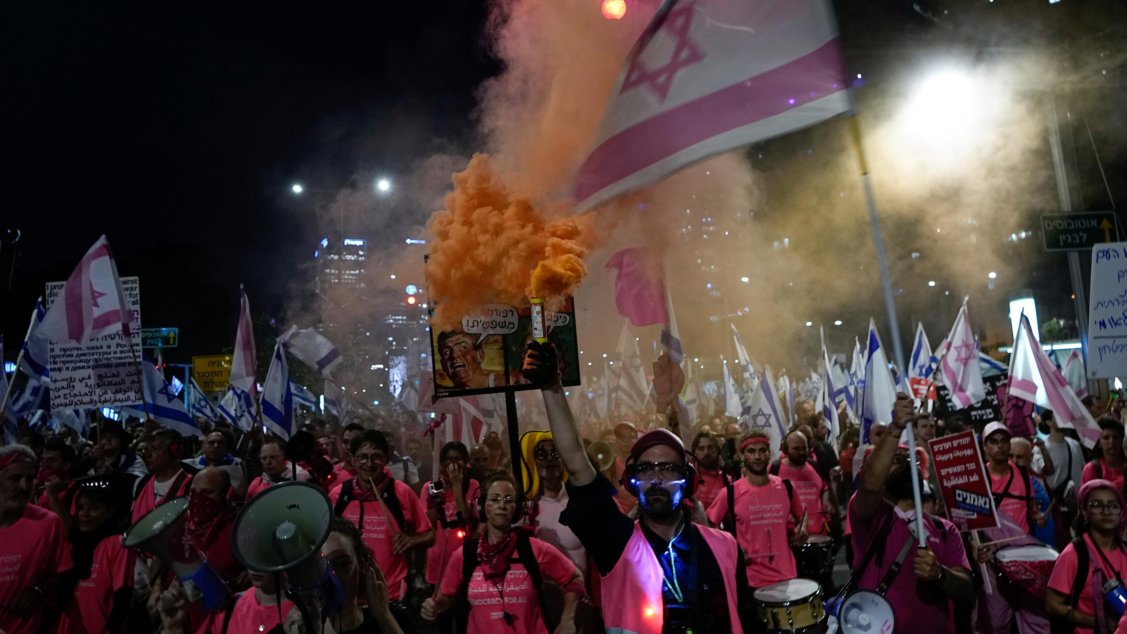 Proteste in Tel Aviv 