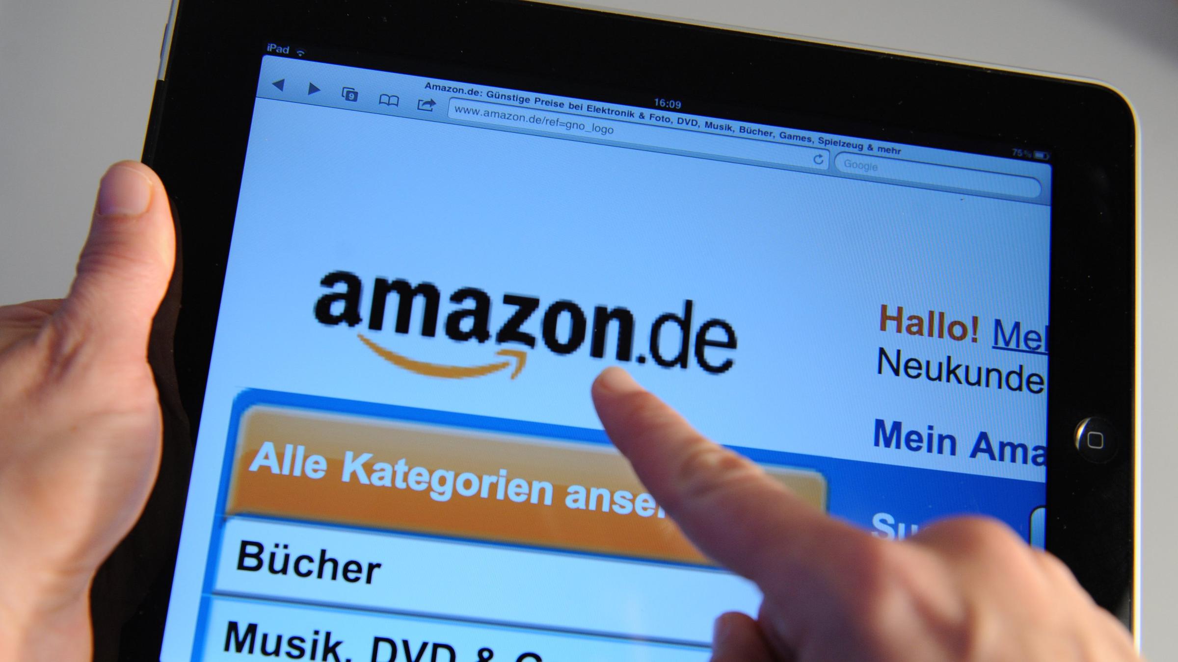 Internetseite des Onlinehändlers Amazon. Archivbild