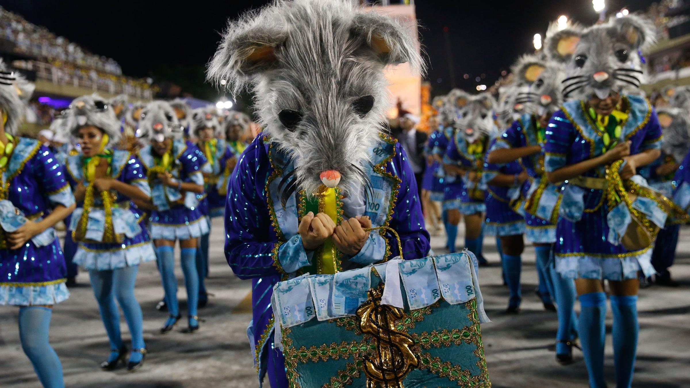 Karneval in Rio: Ratten und Dollar.