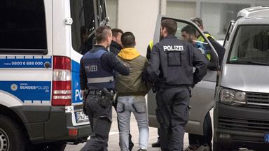 Abschiebung eines Mannes aus Afghanistan.