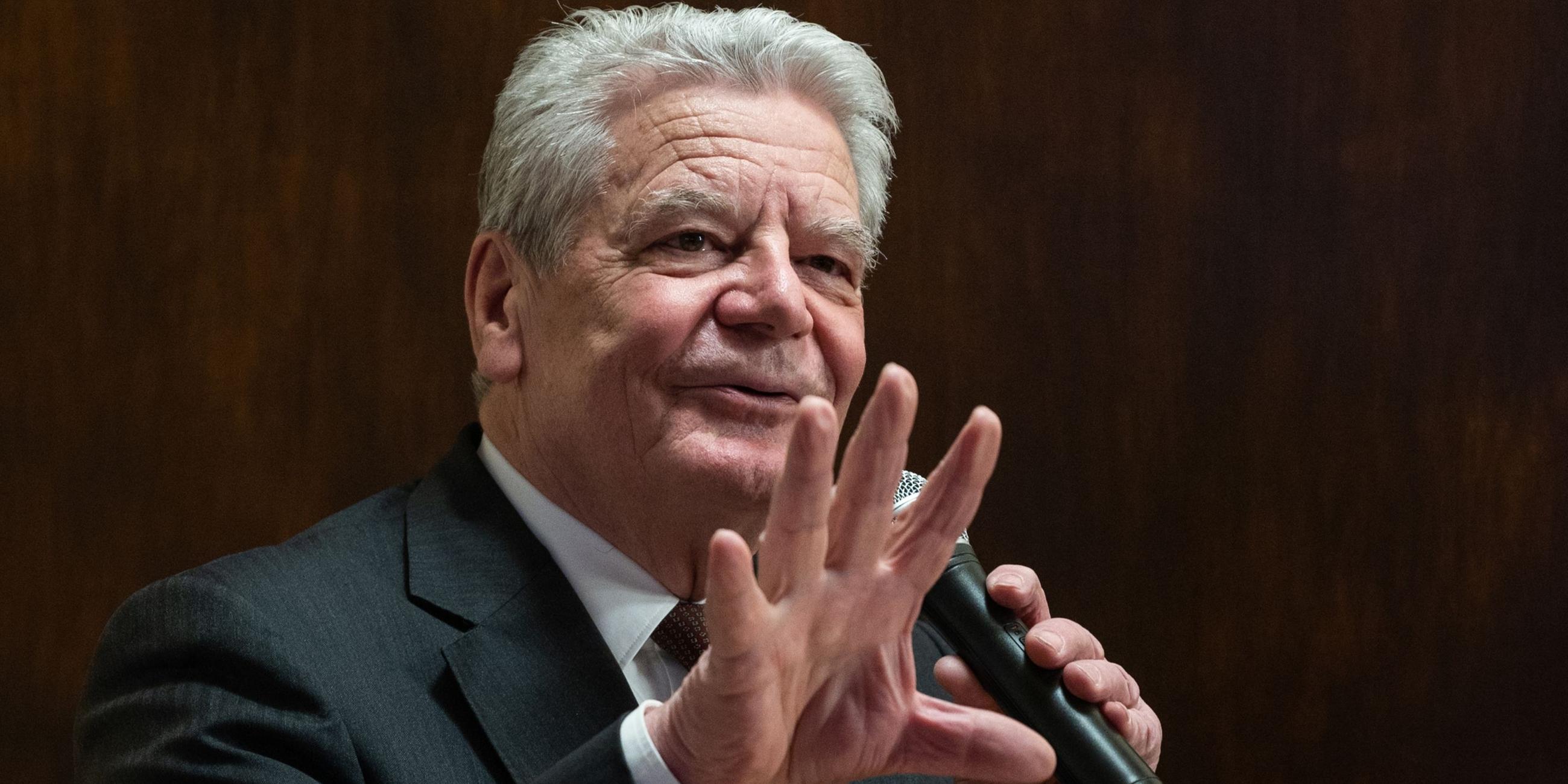Altbundespräsident Joachim Gauck. Archivbild