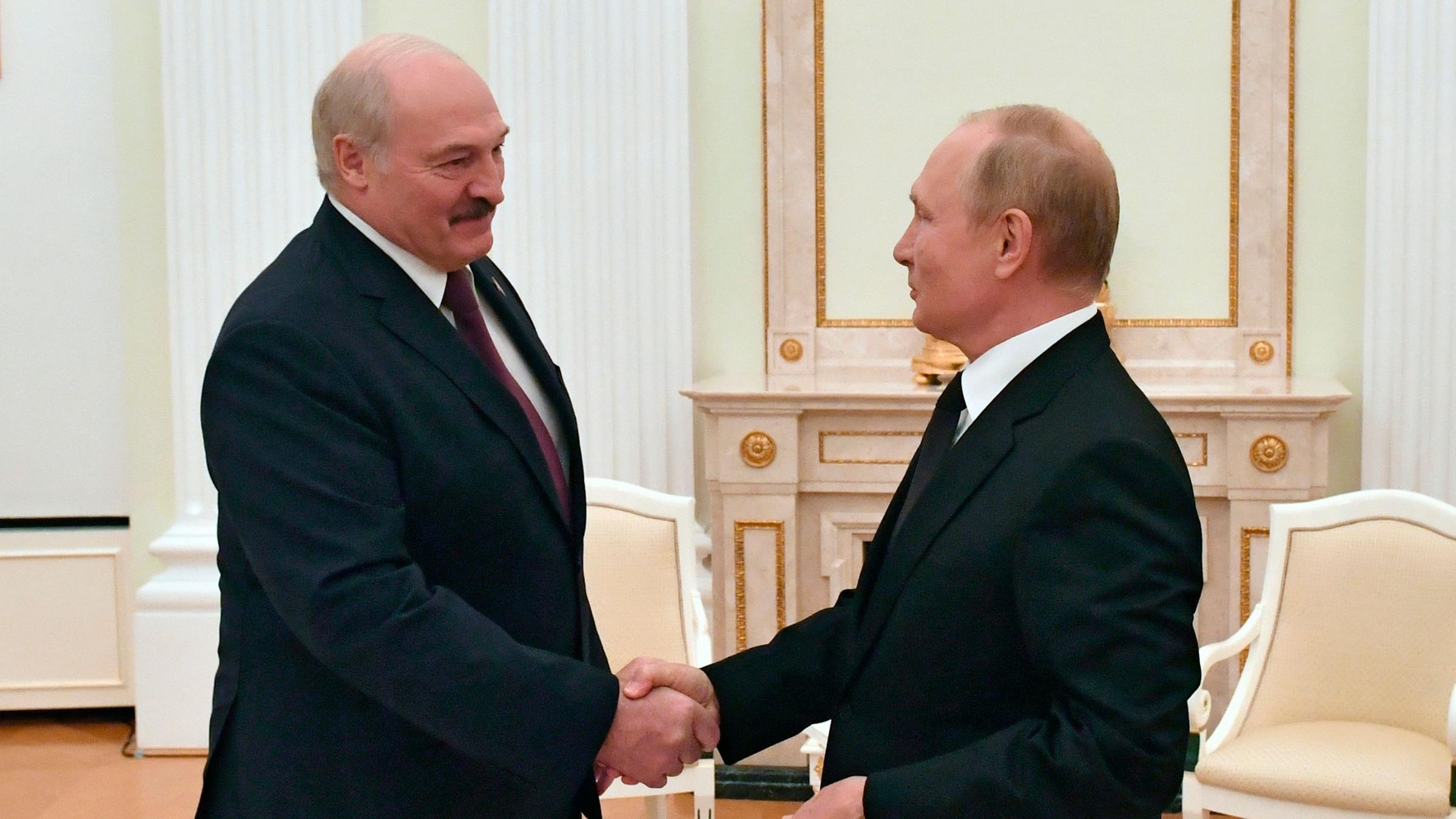 Belarus Präsident Lukaschenko zu Besuch in Russland.