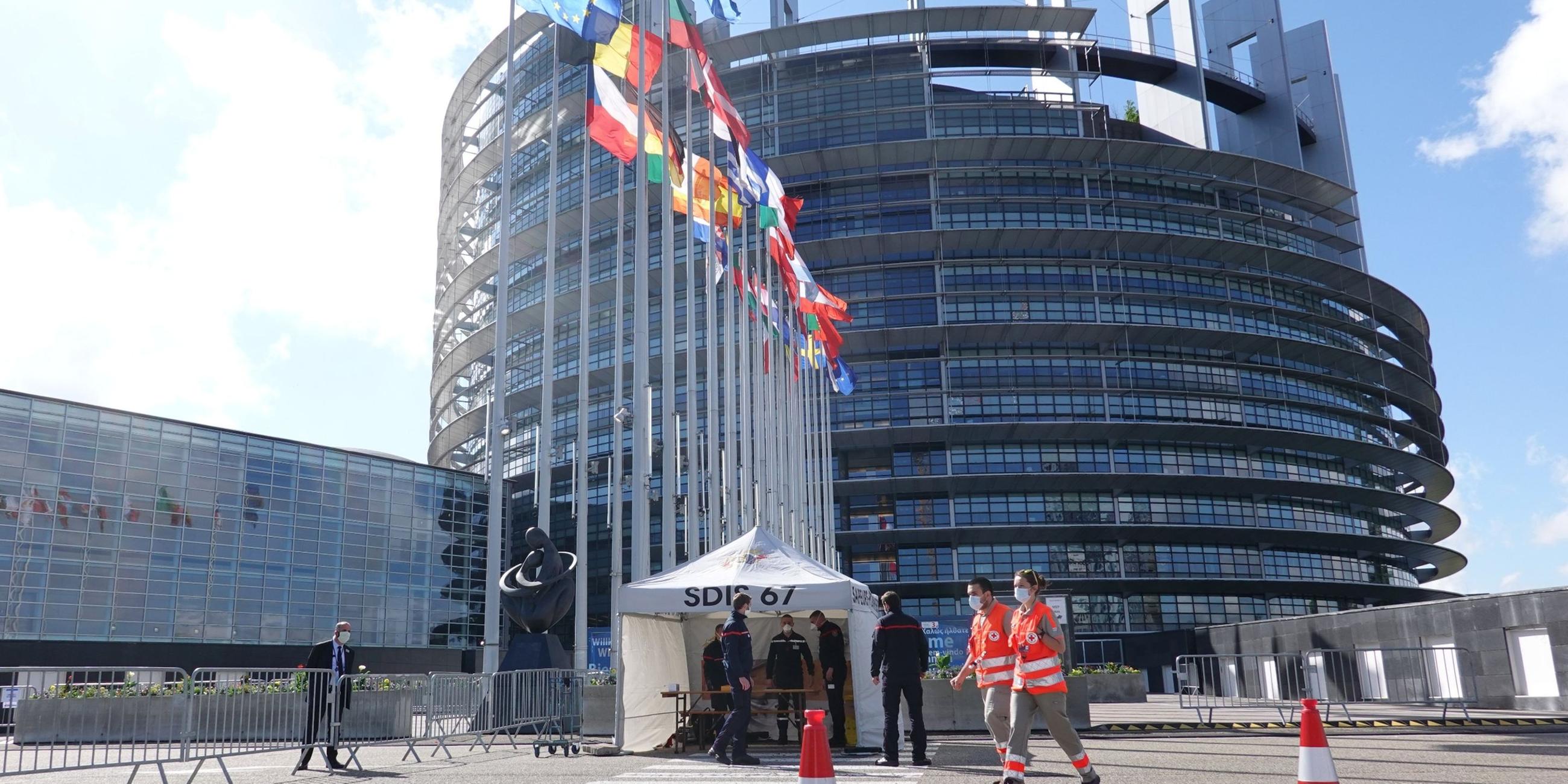 Blick auf das EU-Parlament in Straßburg. Archivbild