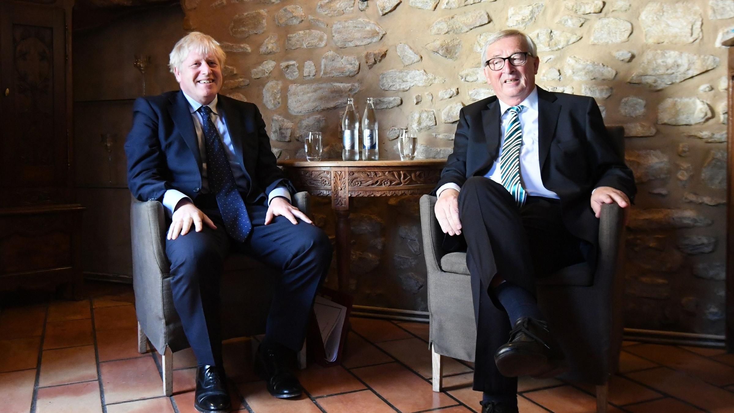 Boris Johnson und Jean-Claude Juncker.