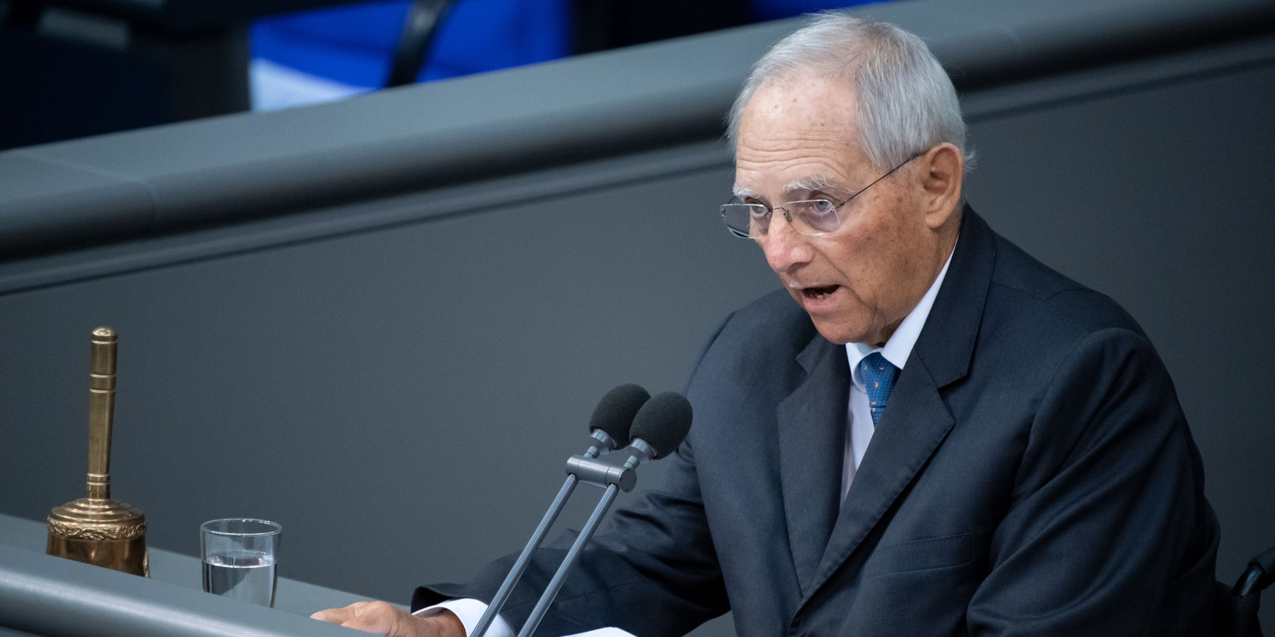 Bundestagspräsident Wolfgang Schäuble im Bundestag. Archivbild