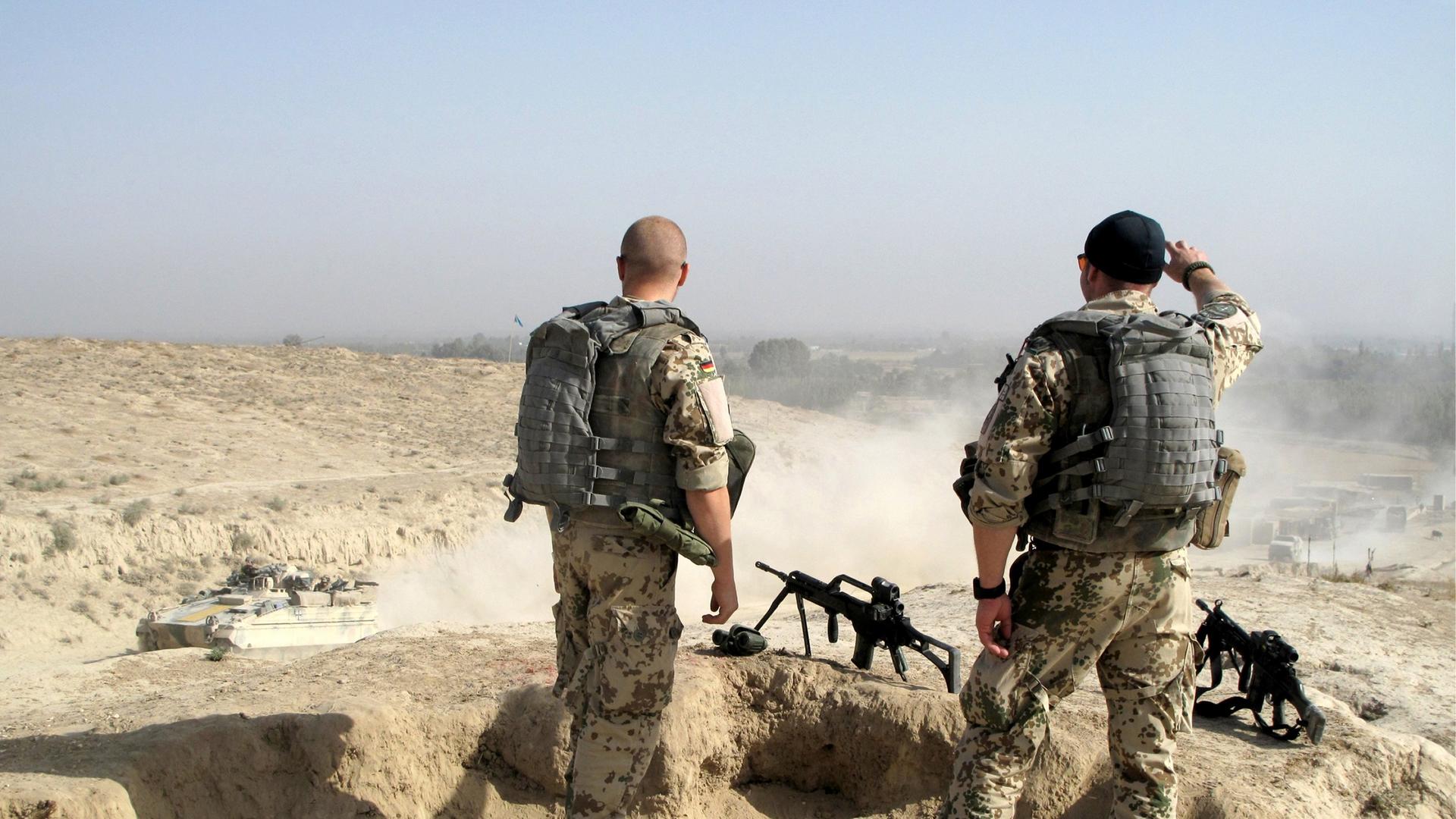 Deutsche Soldaten im Einsatz in Afghanistan.