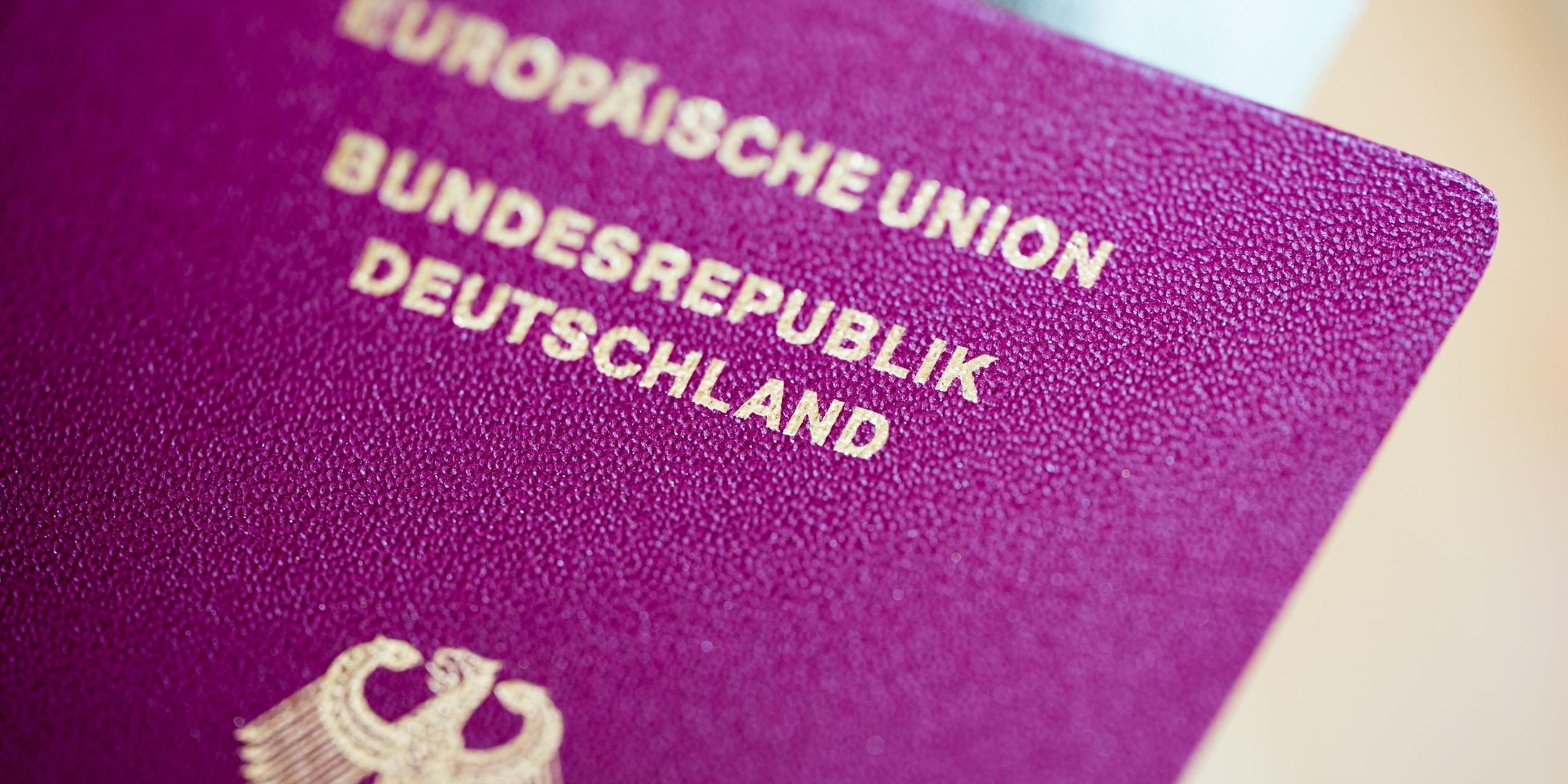 Deutscher Reisepass.