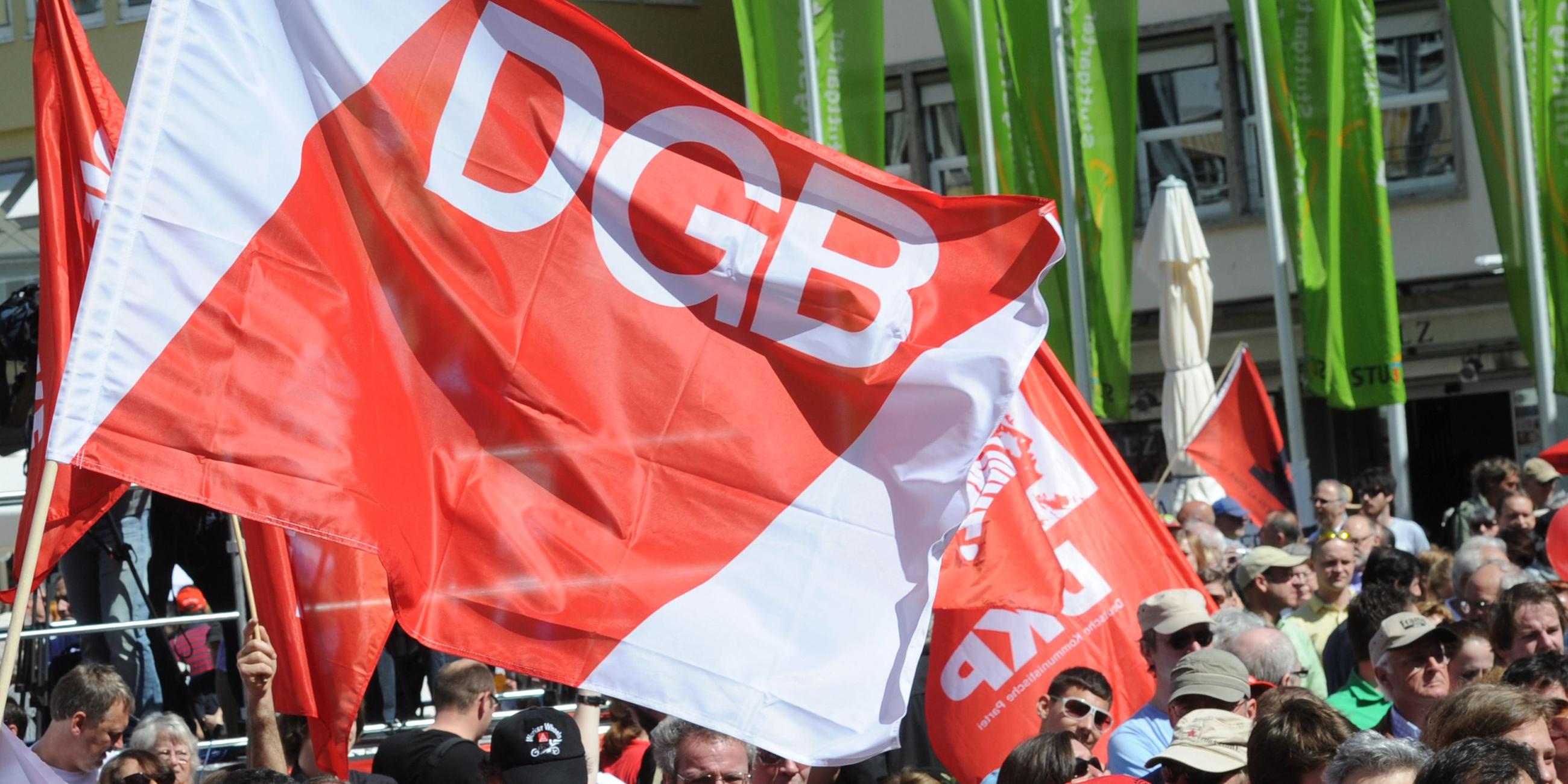 DGB-Demonstration in Stuttgart. Archivbild