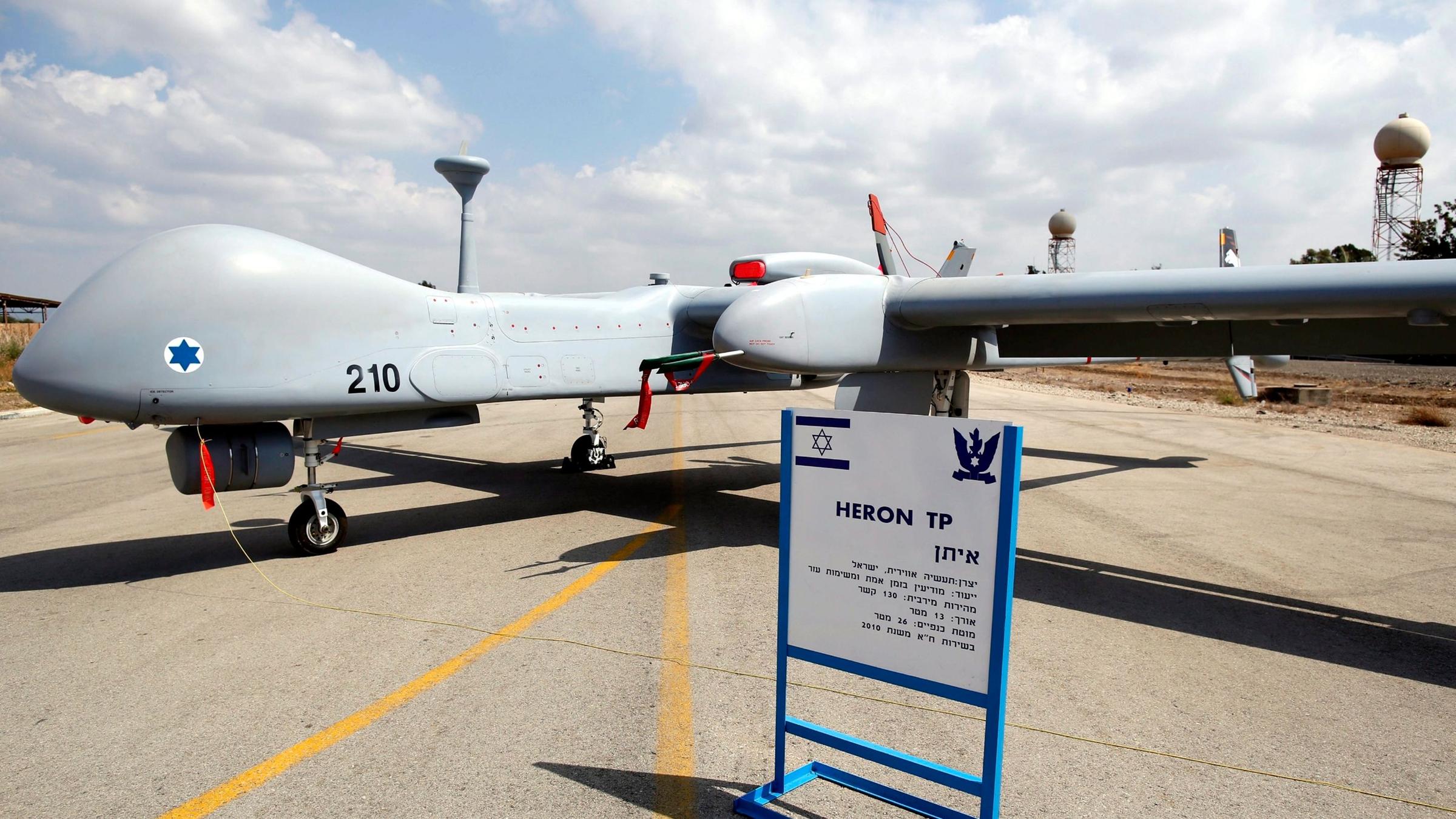 Drohne des Typs «Heron TP».