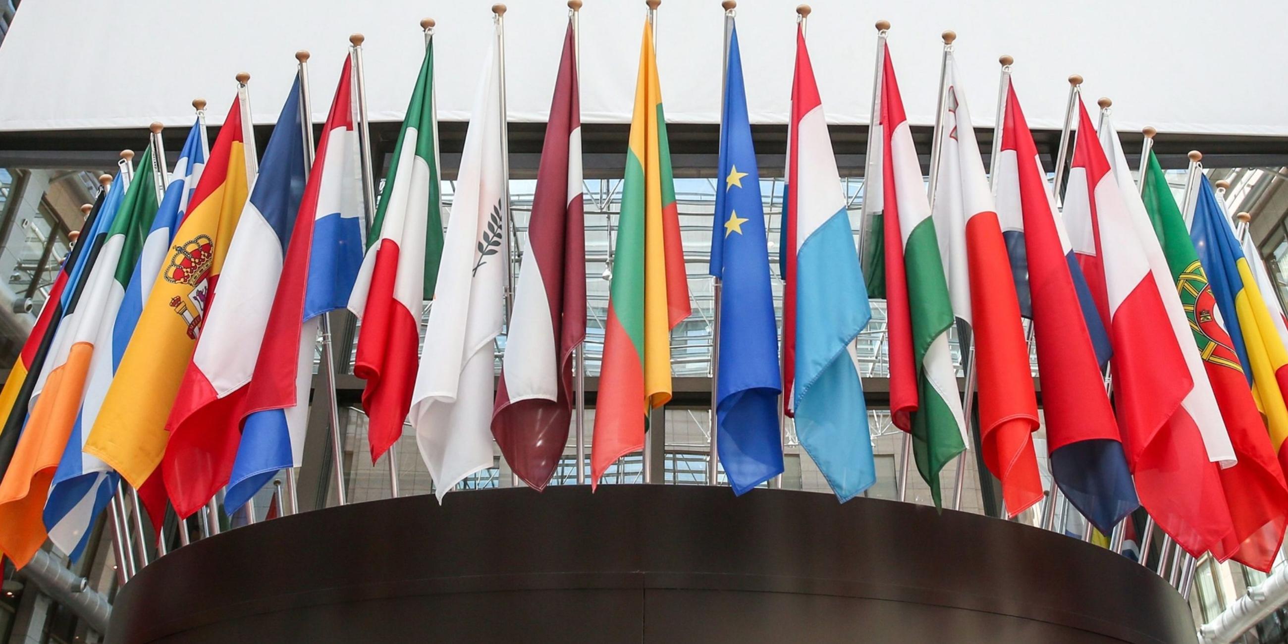Flaggen der EU-Mitgliedsländer (Symbolbild).