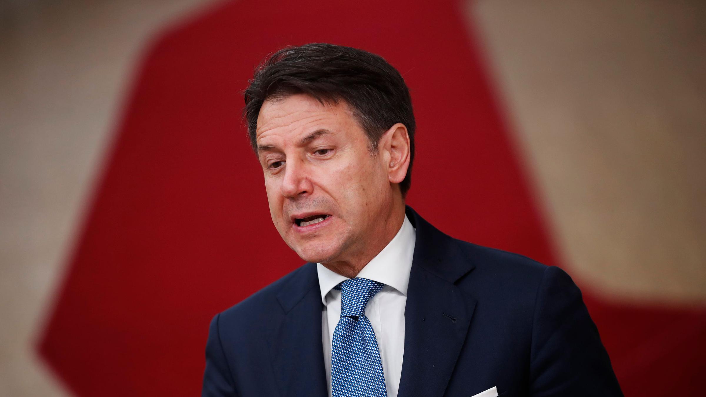 Giuseppe Conte, former prime minister of Italy.  archive image