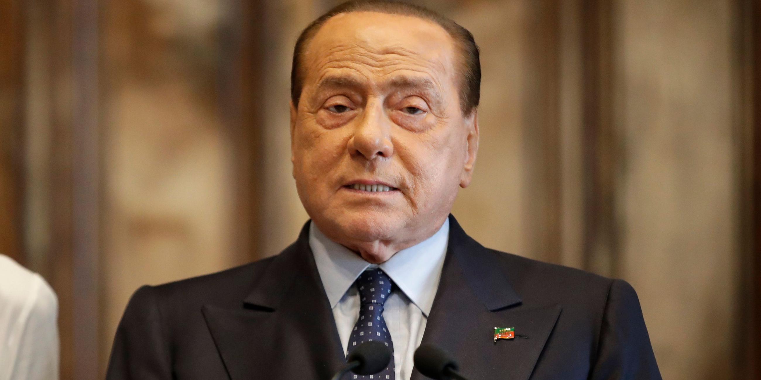 Italiens Ex-Regierungschef Silvio Berlusconi. Archivbild