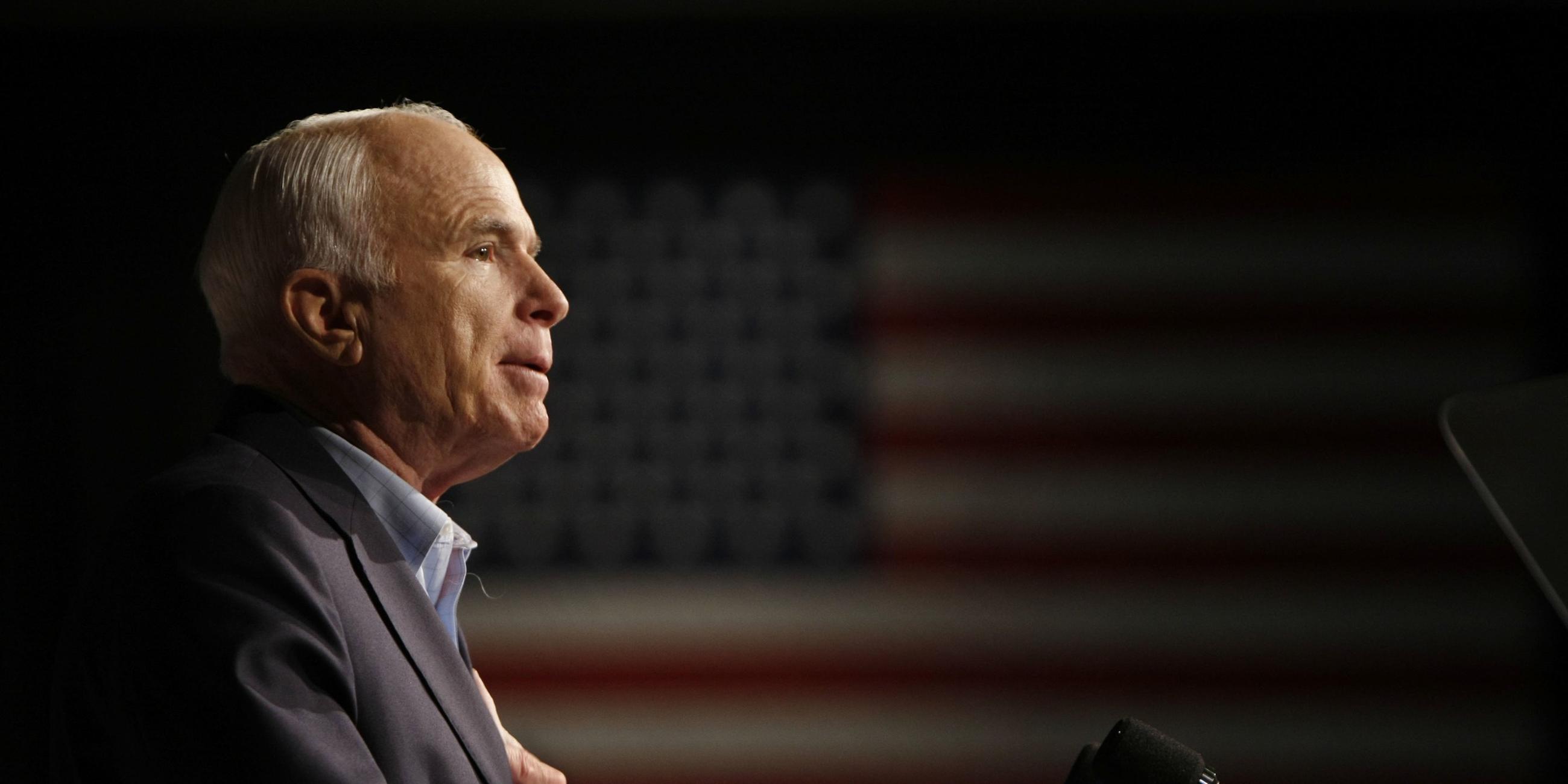 John McCain war Kriegsveteran und Brückenbauer. Archivbild