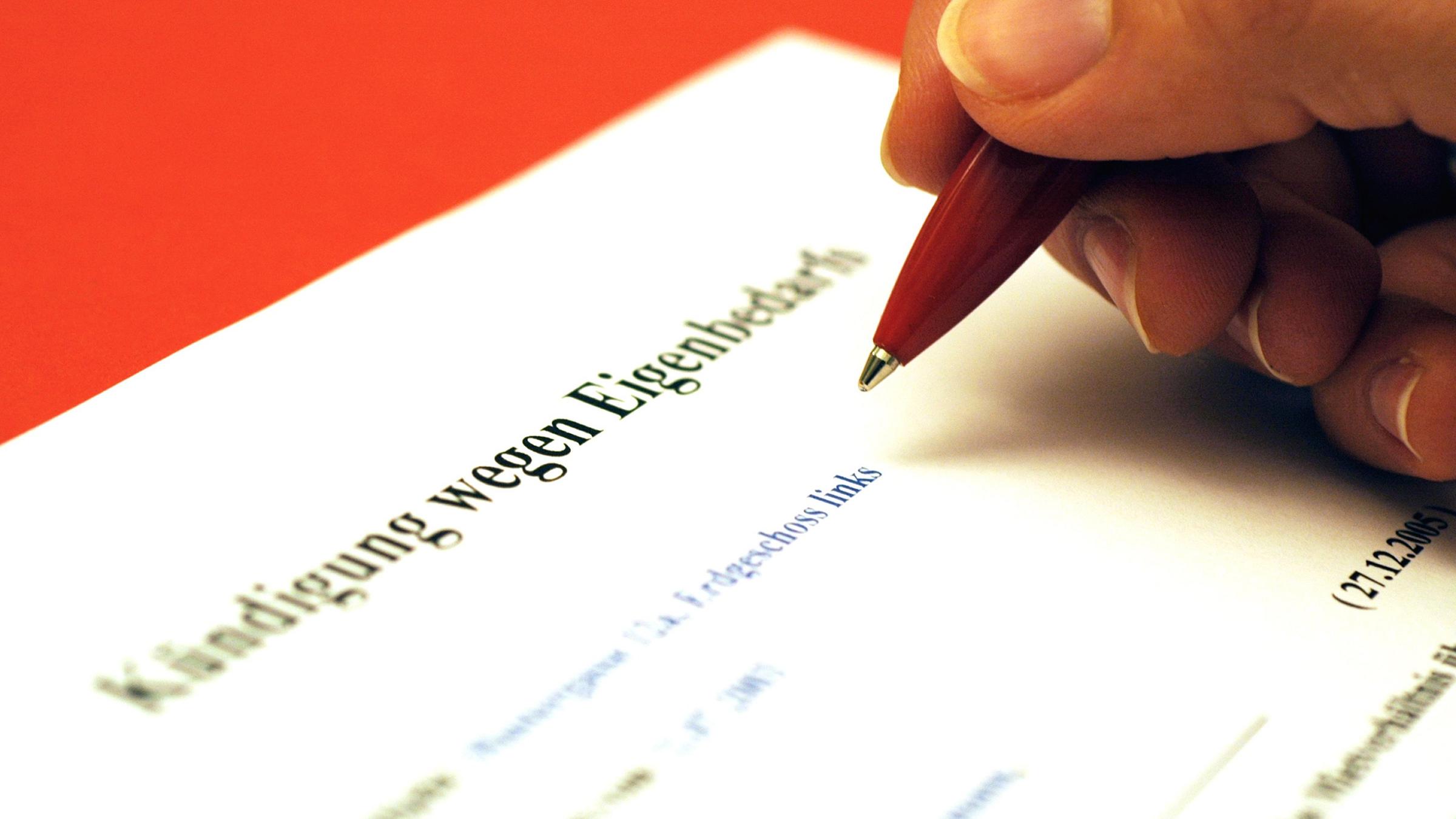 Kündigung wegen Eigenbedarfs: Einzug der Großtante reicht nicht