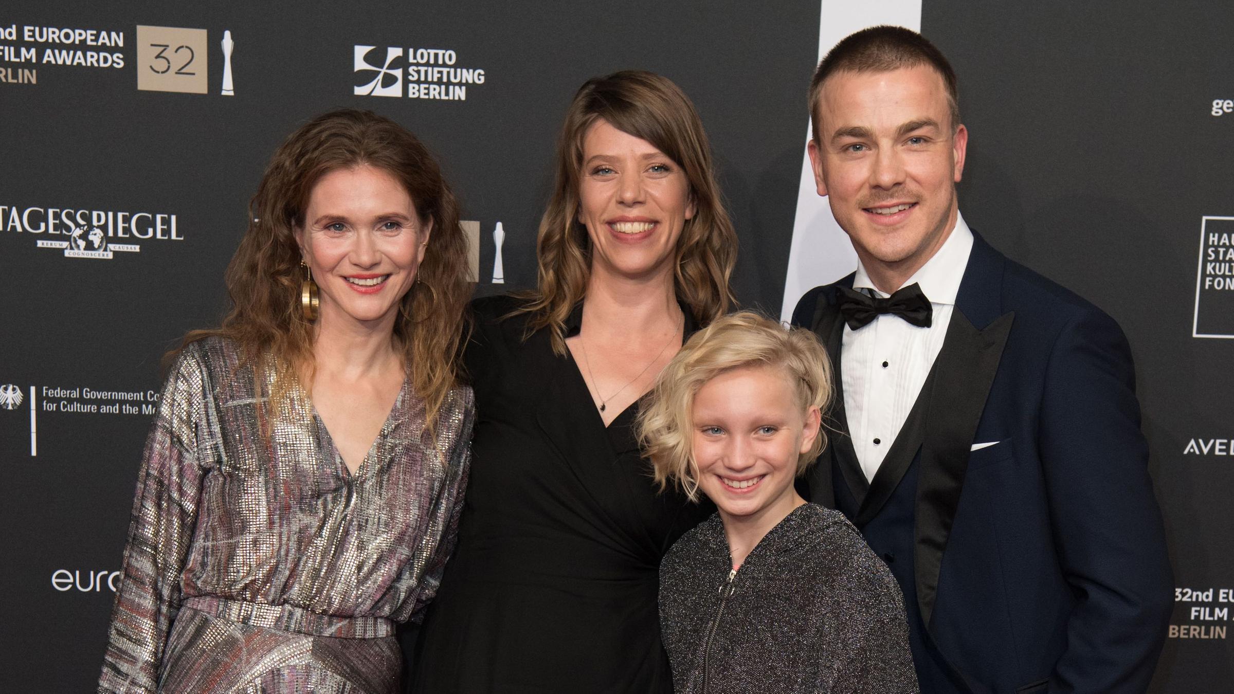 Lisa Hagmeister,Nora Fingscheidt, Helena Zengel und Albrecht Schuch. Archivbild