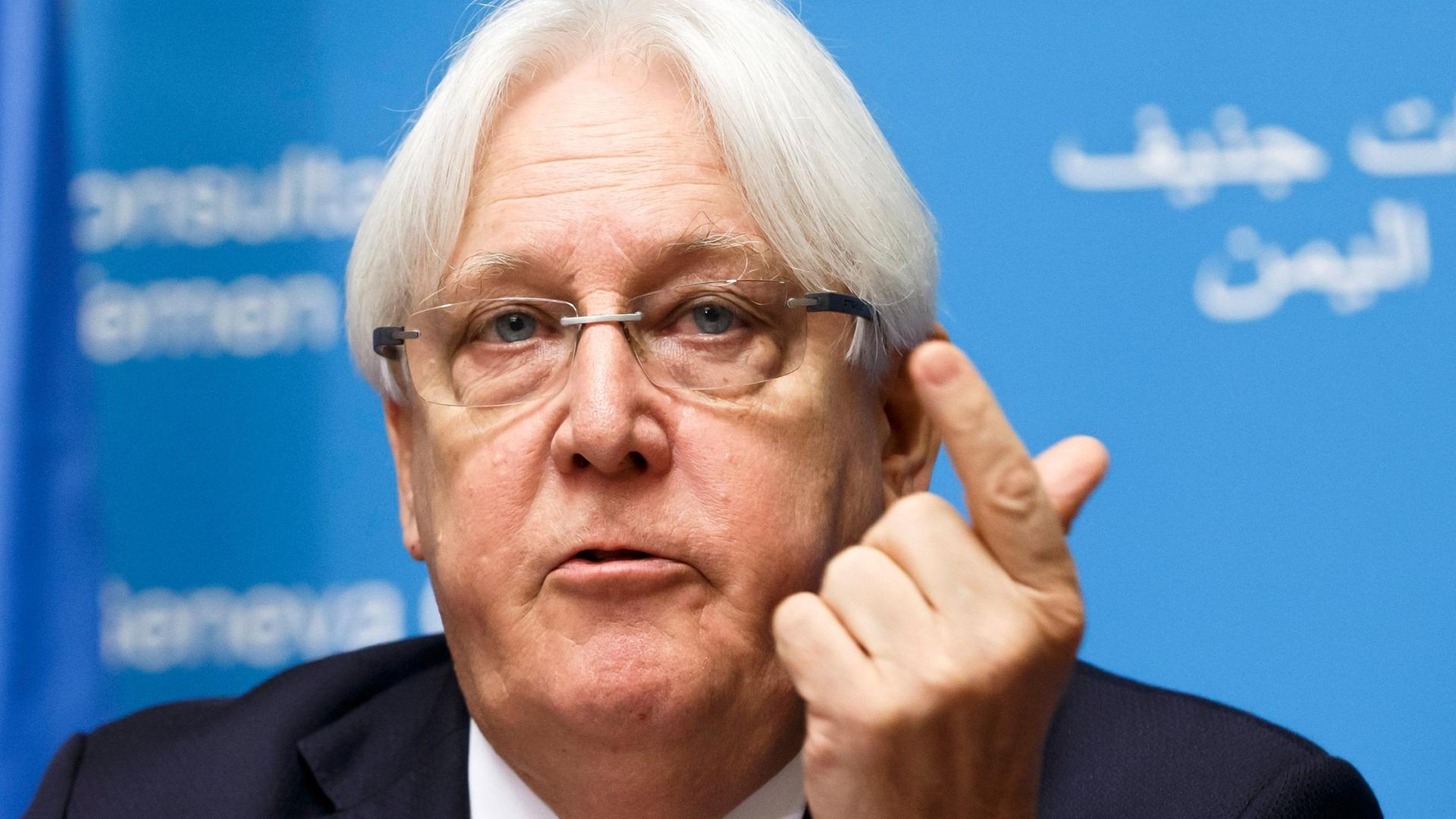 Martin Griffiths, UN-Sondergesandter für den Jemen. Archivbild