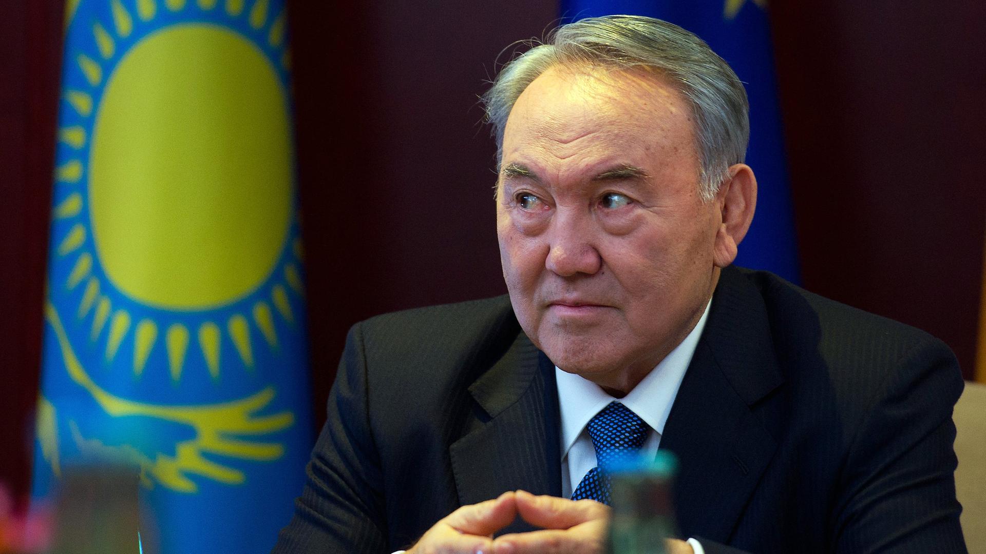 Nursultan Nasarbajew, der Präsident von Kasachstan. Archivbild