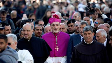 Pierbattista Pizzaballa (M), Patriarch von Jerusalem.