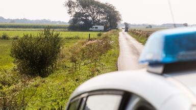 Polizeieinsatz im Fall der vermissten Nathalie. Archivbild