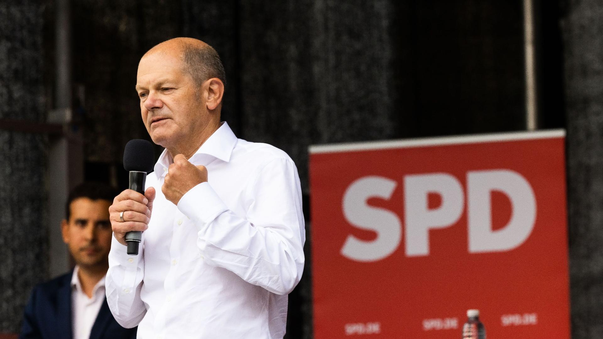 SPD-Kanzlerkandidat Olaf Scholz.