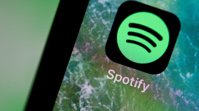 Spotify-App auf einem iPhone. Archivbild