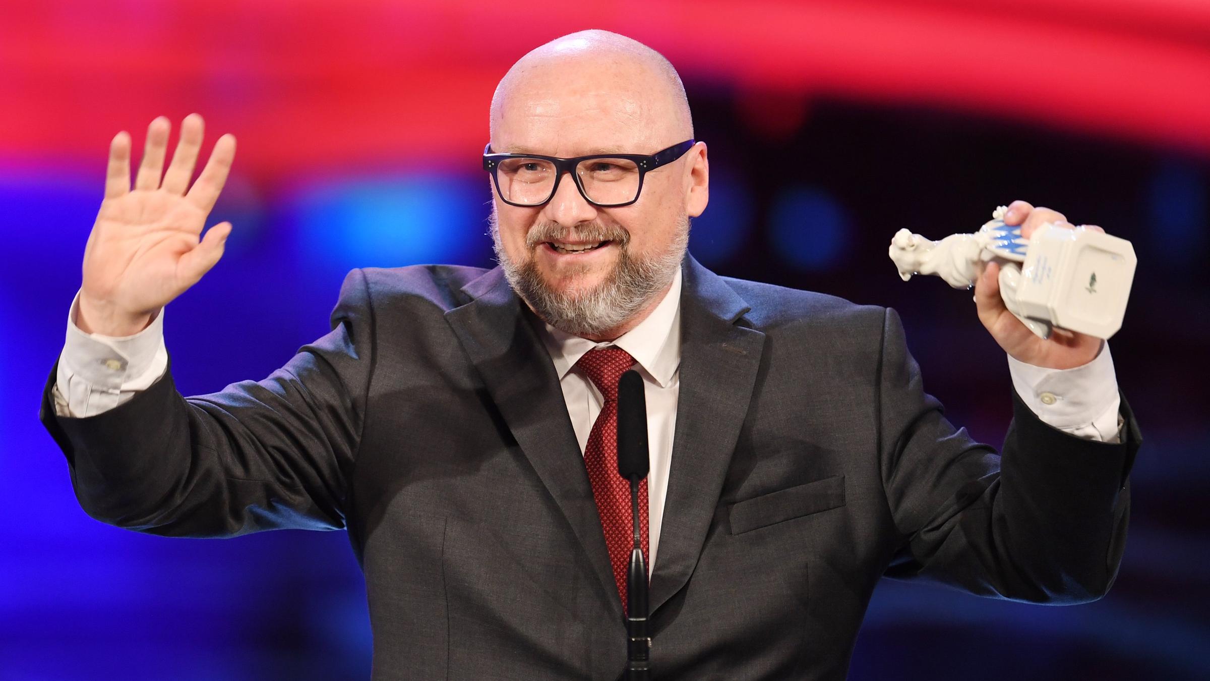 "Blauer Panther" für Ulf Röller: Ulf Röller mit dem Panther.