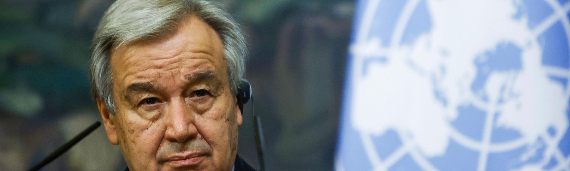 UN-Generalsekretär António Guterres. Archivbild