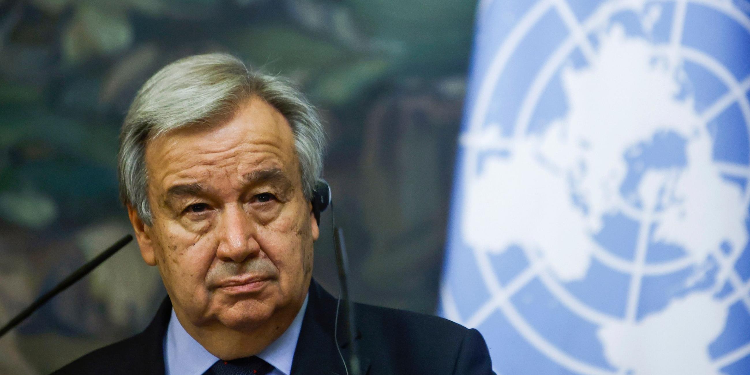 UN-Generalsekretär António Guterres. Archivbild