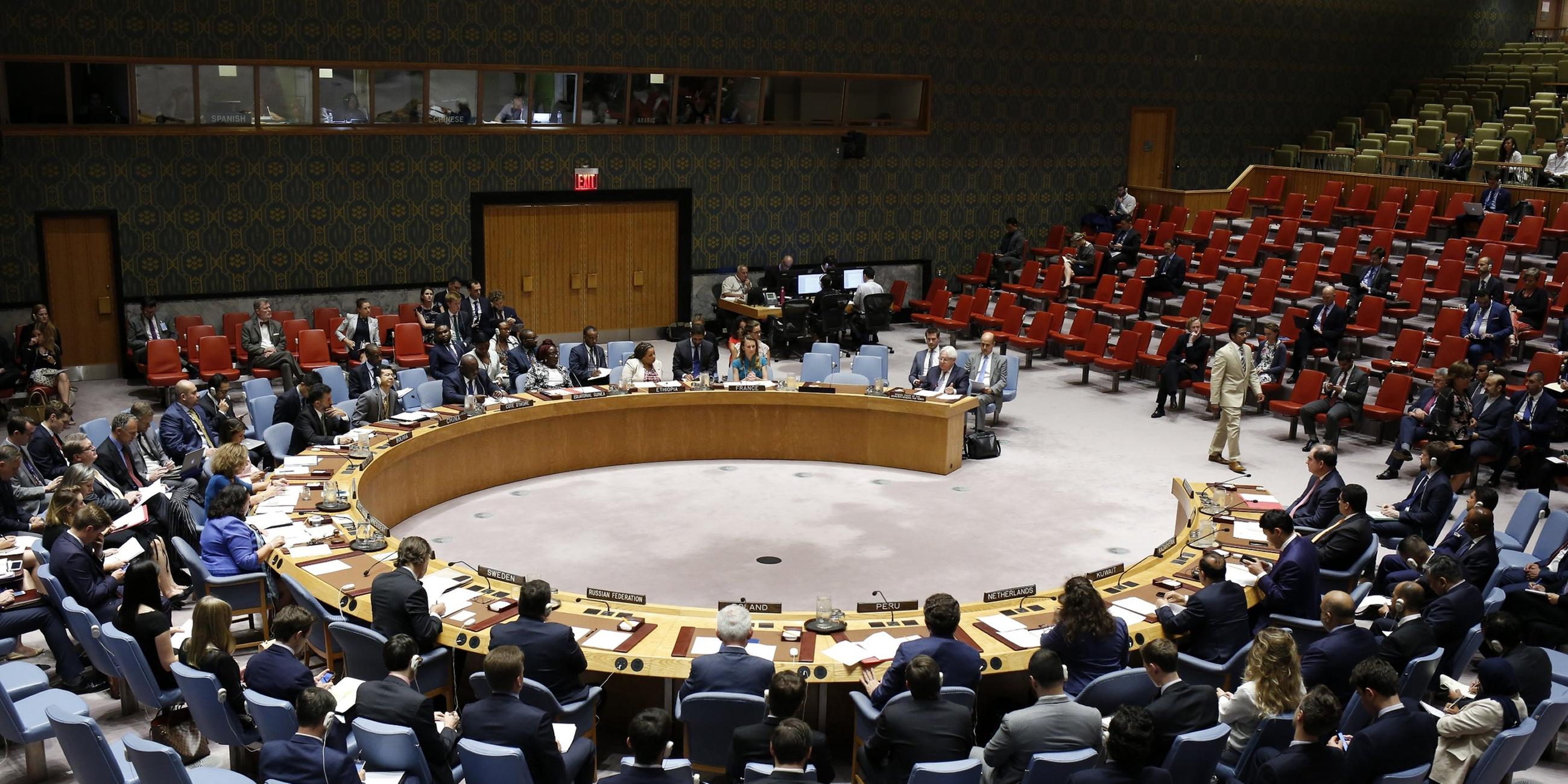 UN-Sicherheitsrat in New York. Archivbild