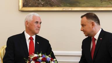 US-Vizepräsident Pence zu Besuch bei Duda in Polen.